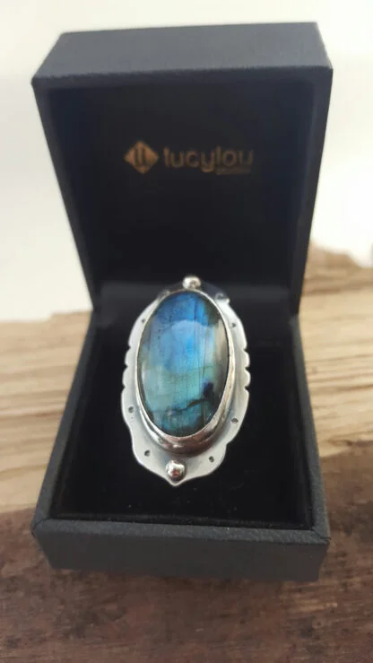 Gothic Labradorite Ring