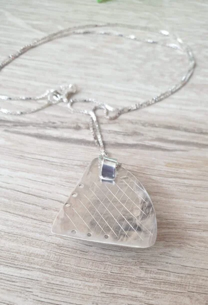 Blue Lace Agate Pendant - Image 2